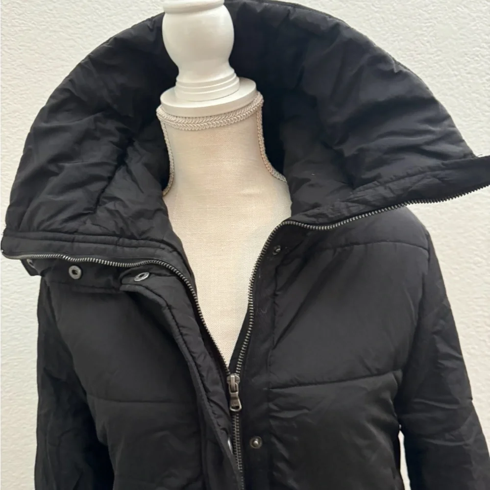 All About Eve black puffer coat - Picture 7 of 7